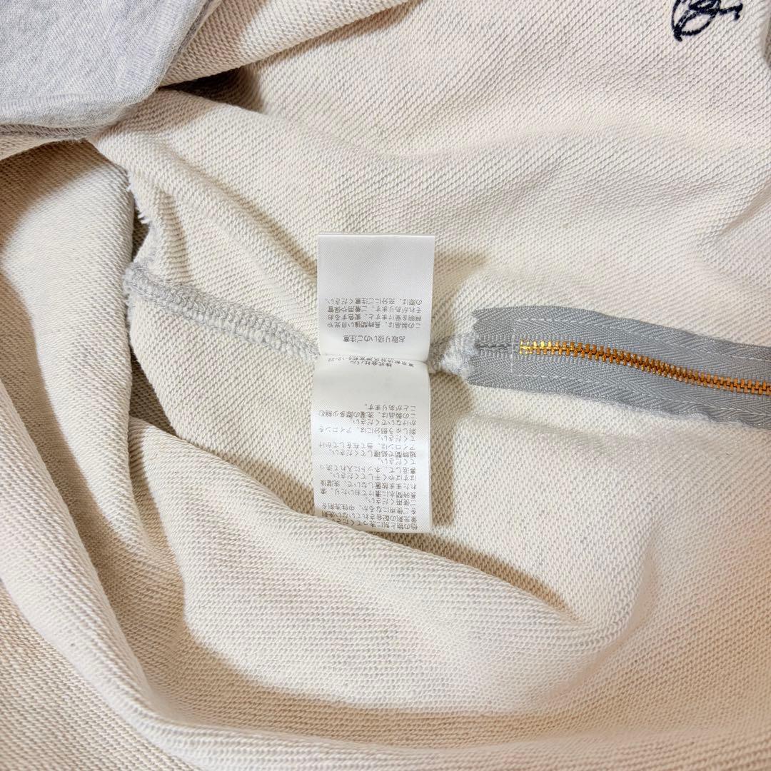 ビアズリー BA刺繍入りドルマントレーナー　サイドジップ