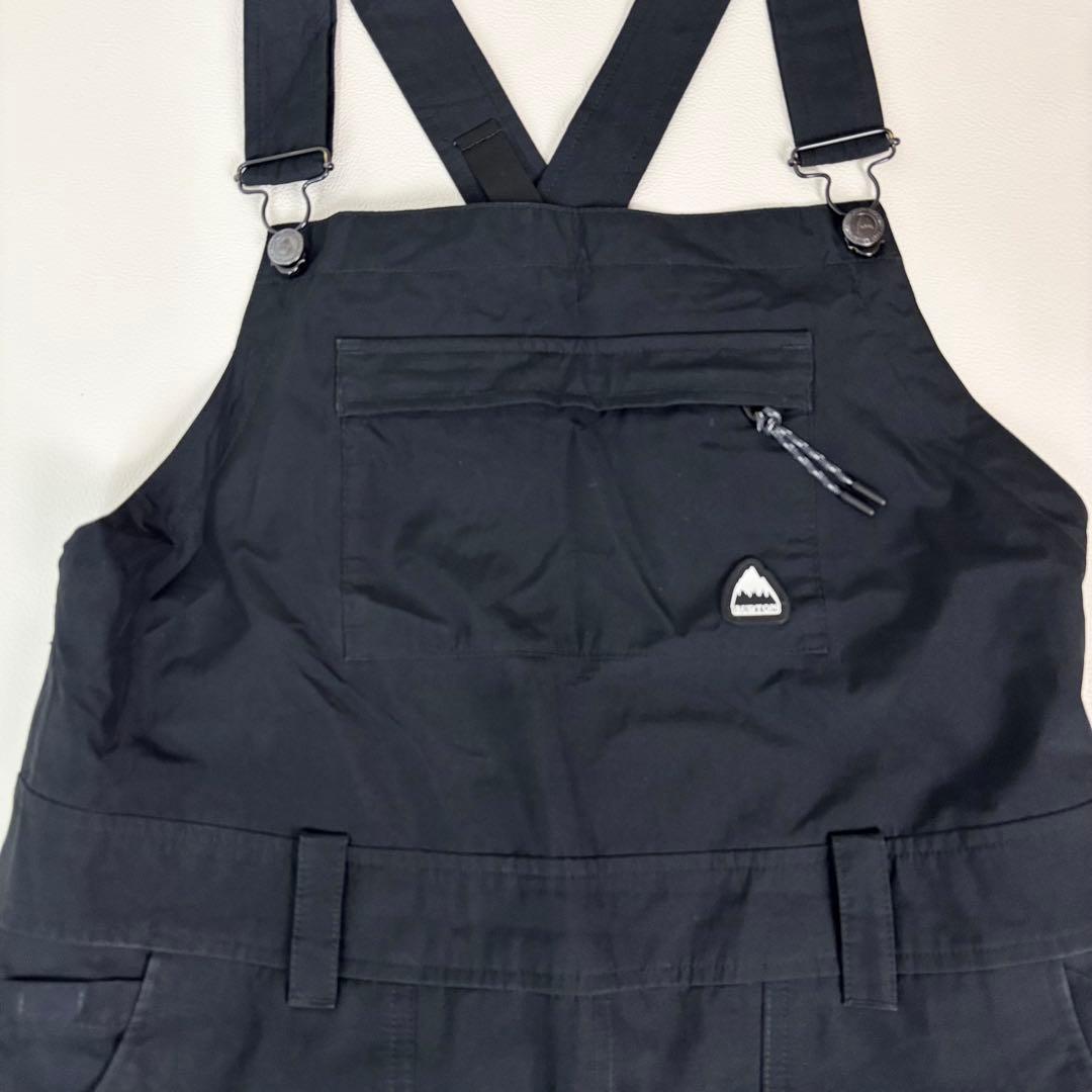 2457【美品】バートン ビブパンツ ゴアテックス スノボウェア 黒 つなぎ