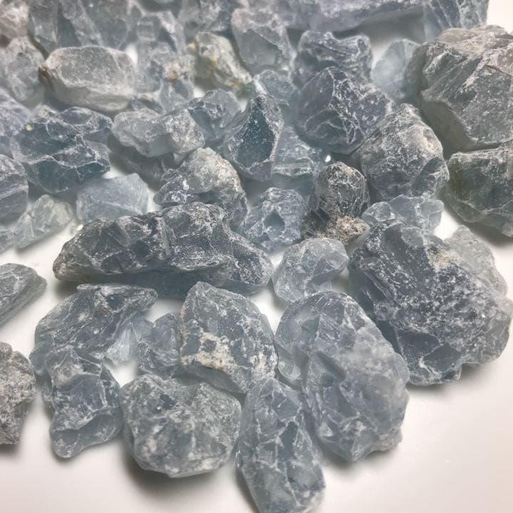 ★特選一石★天使の石♡【200gセレスタイト『天青石』結晶原石さざれ】❤️