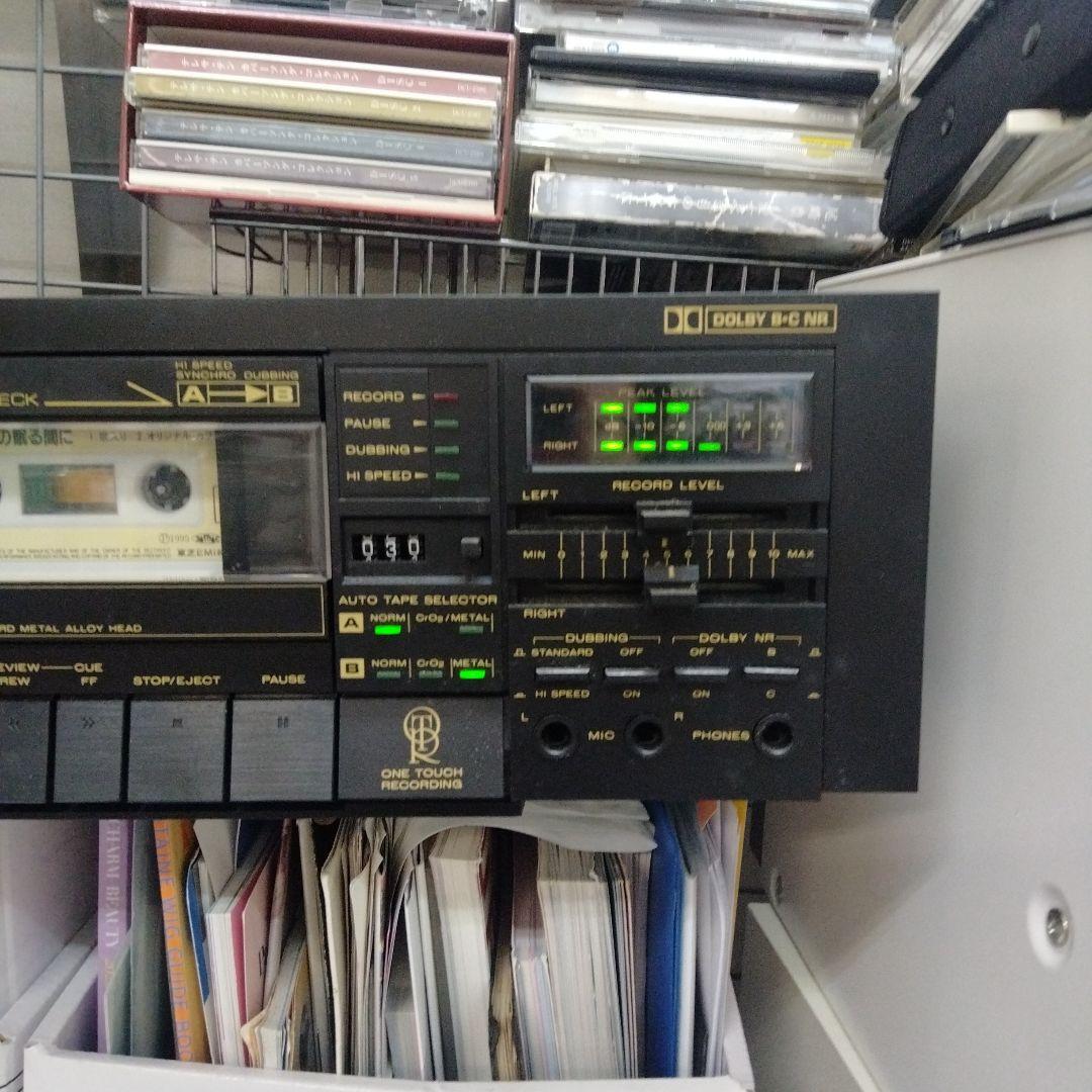 カセットデッキ ドルビーNR ワンタッチ録音