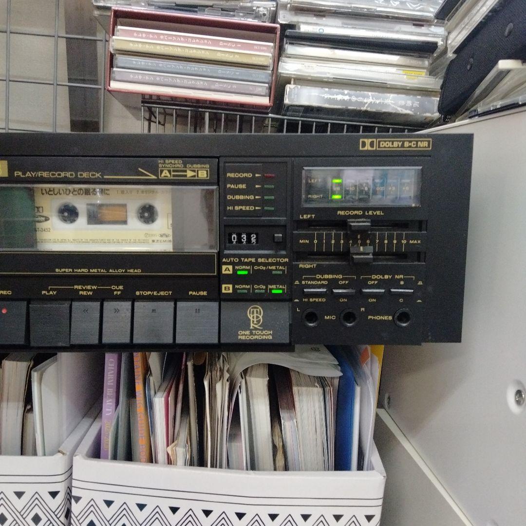 カセットデッキ ドルビーNR ワンタッチ録音