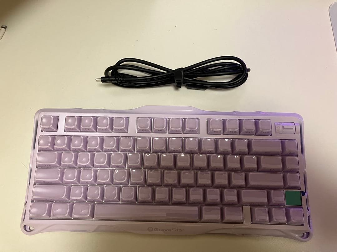 GravaStar Mercury V75 ホワイト ラピトリキーボード