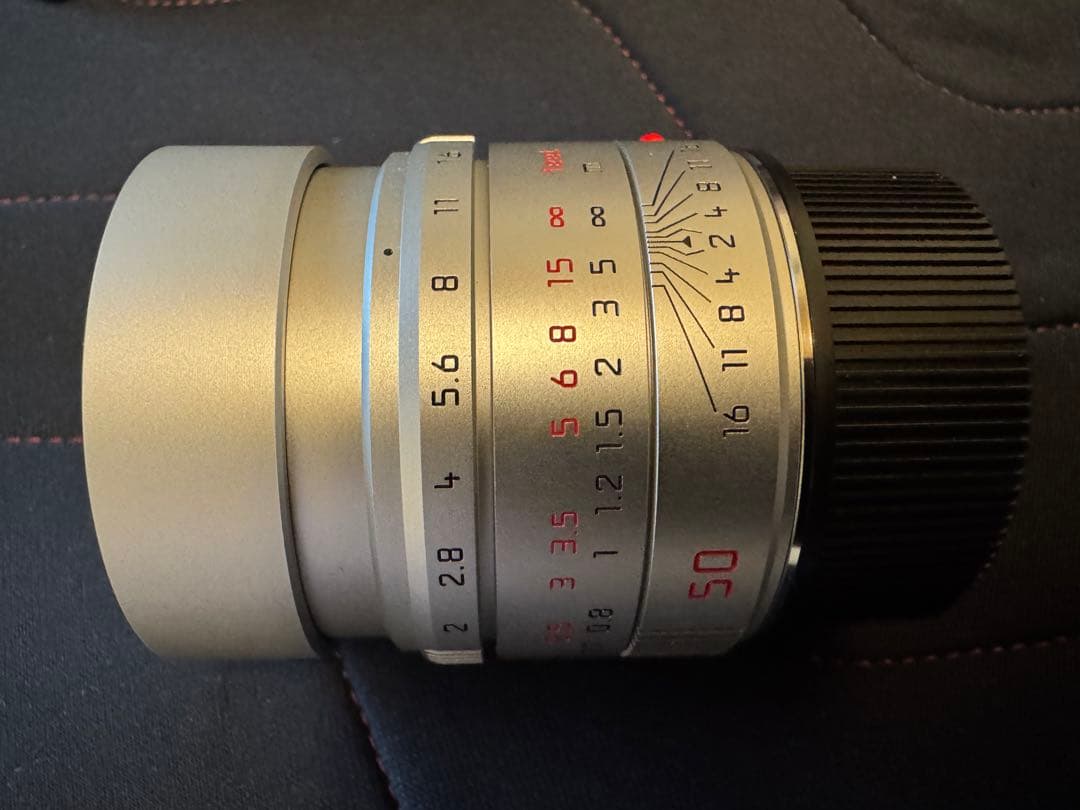 LEICA APO-SUMMICRON 50mm レンズ シルバーキャップ付き