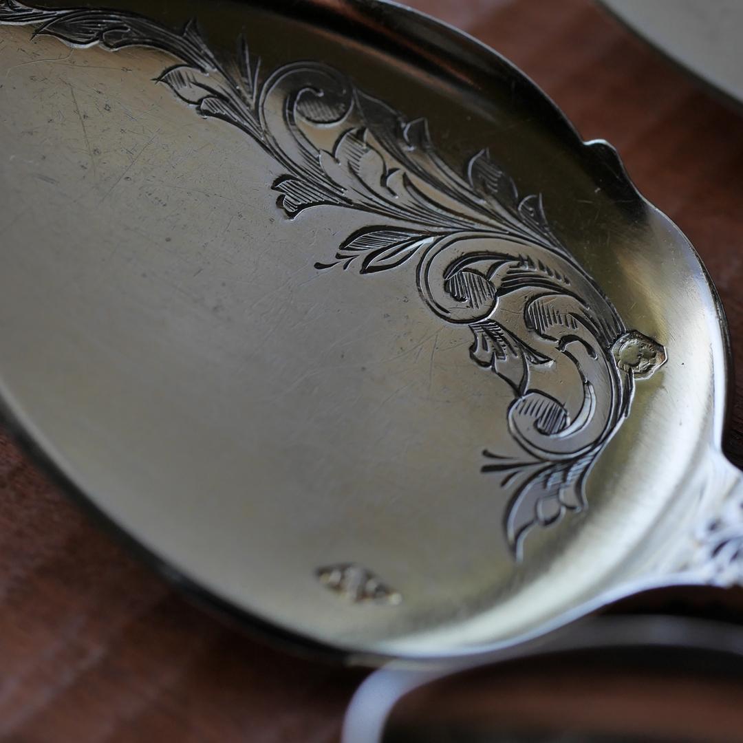 ◆アンティーク◆JeanGranvigne◆スプーン2本組（写真の6本のうち）◆