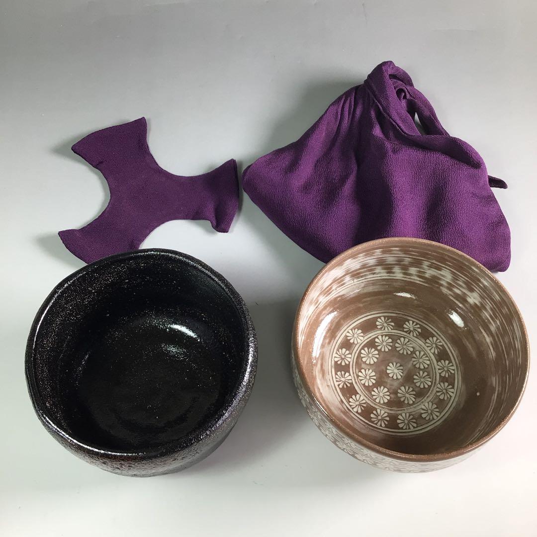 Ｒ６５１　御所籠　『篭師　和田鱗司作』『竹茶籠』『茶器揃』　共箱　茶道具