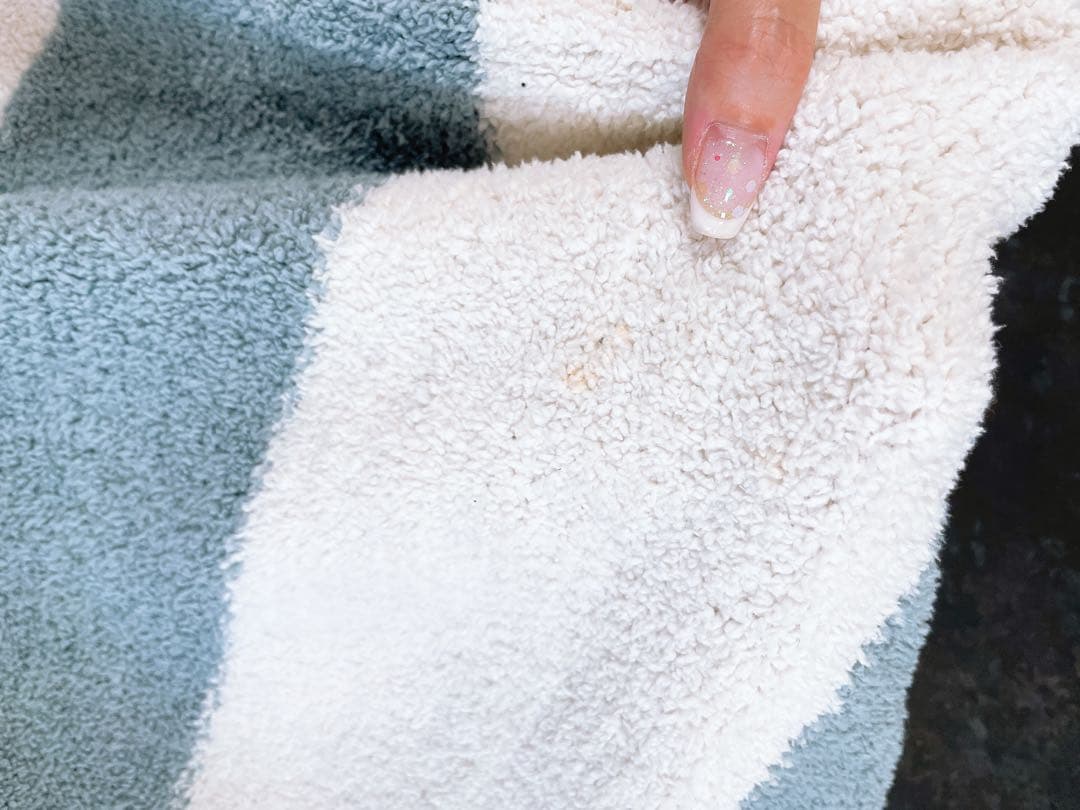 カシウエア　ハーフブランケット　ボーダー