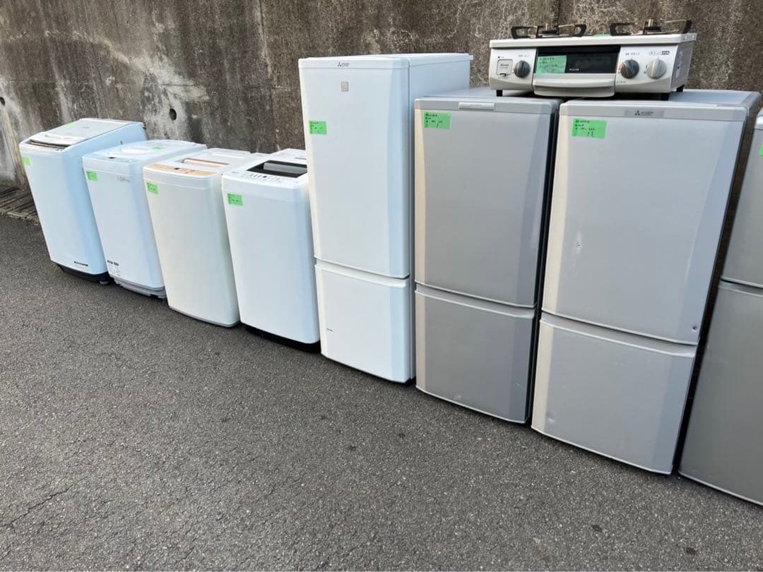 【高年式】お任せ4点セット 一人暮らし用 冷蔵庫、洗濯機