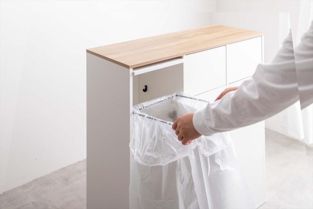 【送料無料】Toy 3連式ゴミ箱【幅74.5cm】