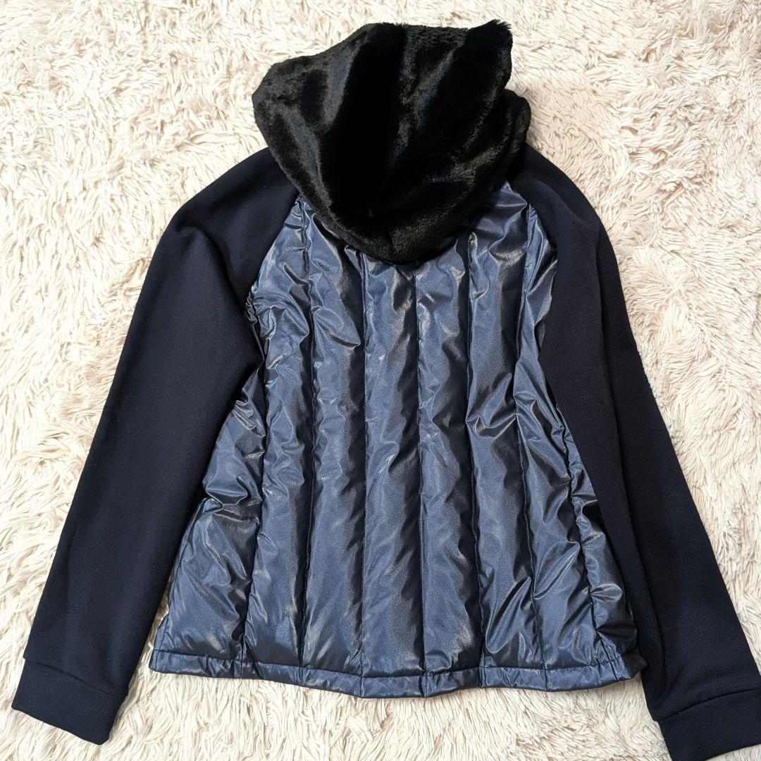 【極美品】アルチビオ 2way ダウンジャケット ファーフード 40