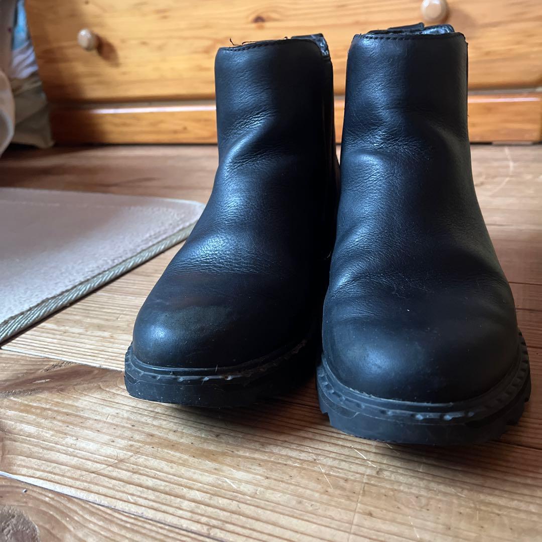 SOREL ブラック サイドゴアブーツ