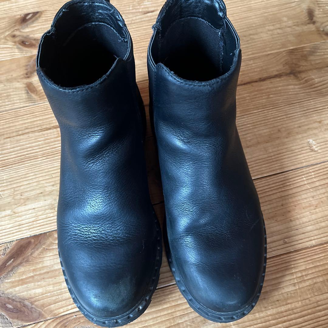 SOREL ブラック サイドゴアブーツ