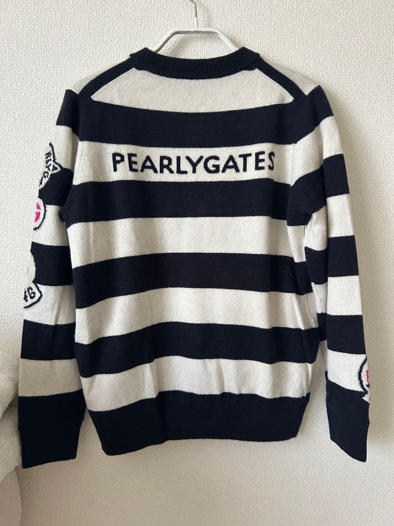 PEARLY GATES ストライプセーター