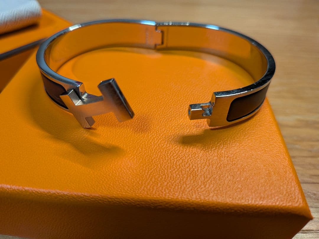 【美品】クリックHH HERMES(エルメス) メンズブレスレット
