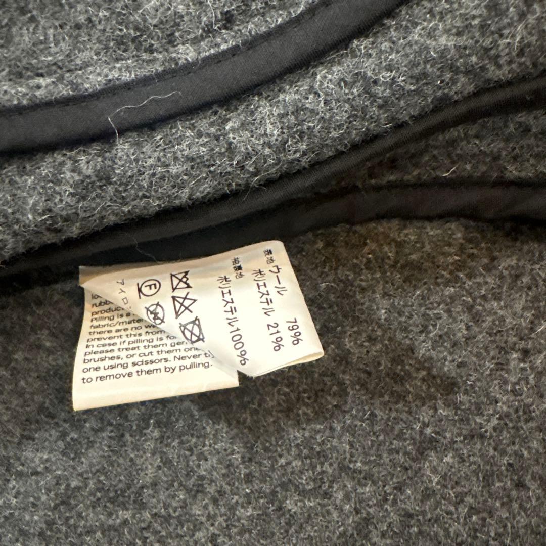 DANTON ウールパイル　ジャケット 38 グレー