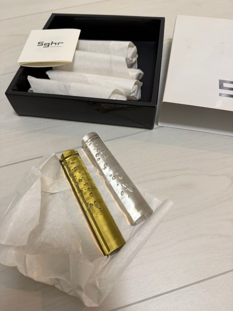 Sghrスガハラ カラトリーレスト クリア 泡 Ｌサイズ 6本