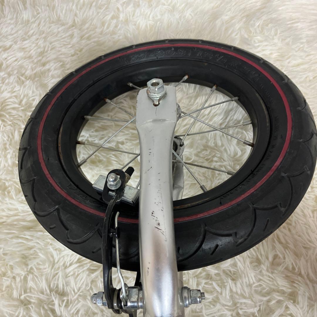 【美品】へんしんバイク 12インチ レッド　赤