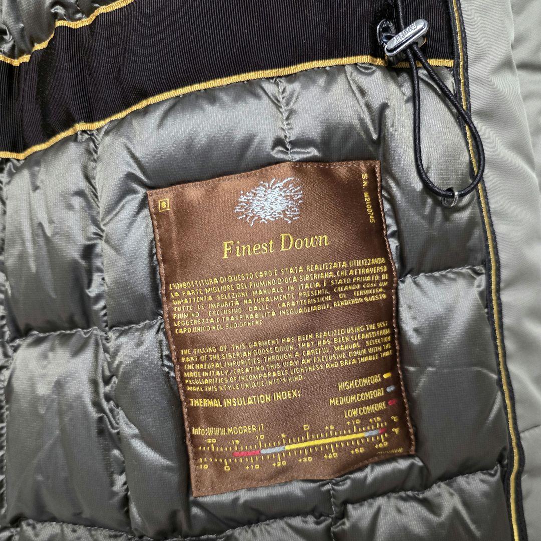 MooRER BARTOLI-WK M65タイプ ダウンジャケット 48
