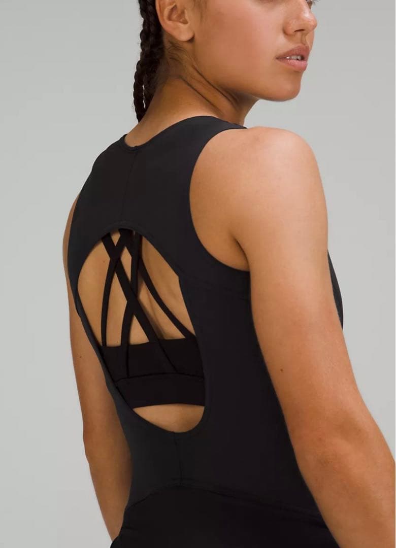 Everlux Short-Lined Tennis Tank Dress 6”