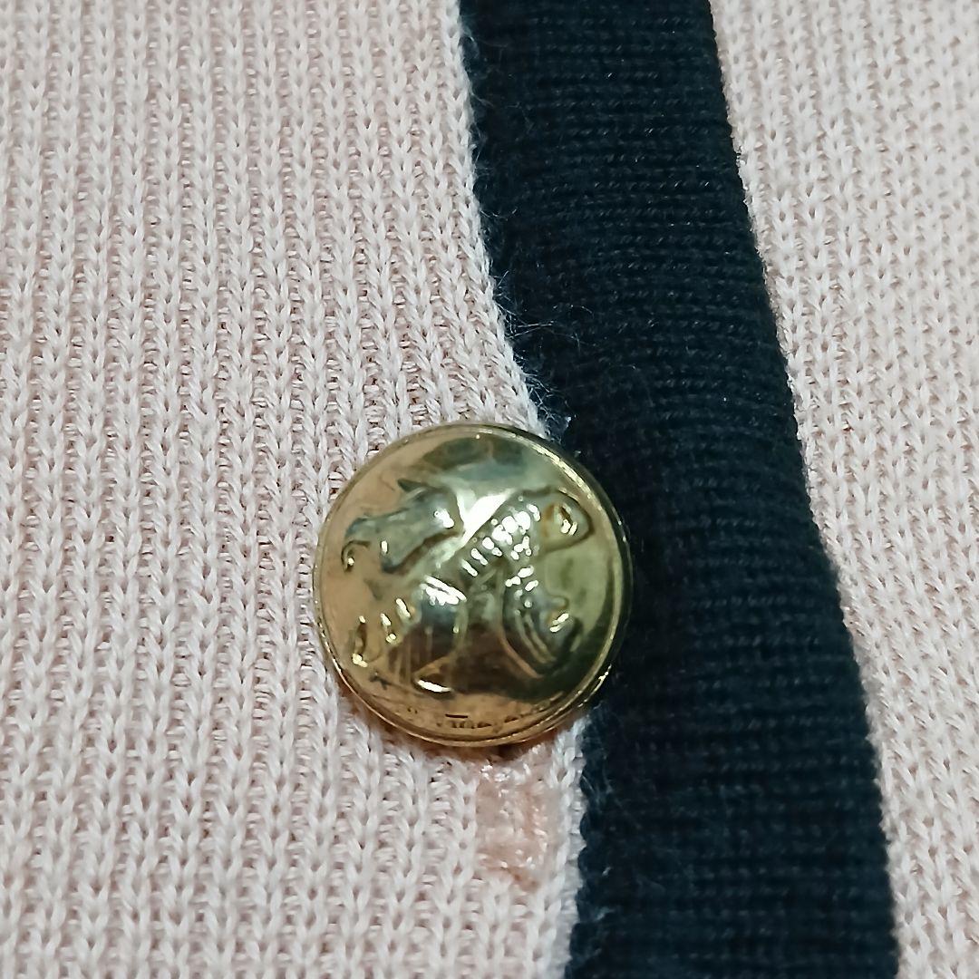 極希少 Ferragamo ヴィンテージ アンサンブルVネックカーディガン 金釦