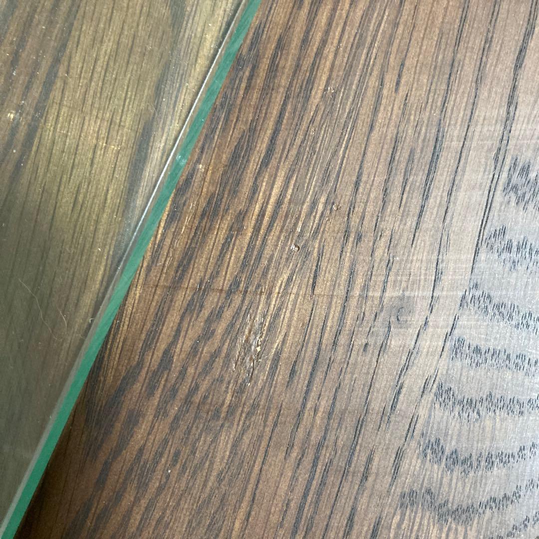 カリモク家具　ハニカム　ガラスローテーブル　生産終了　レア