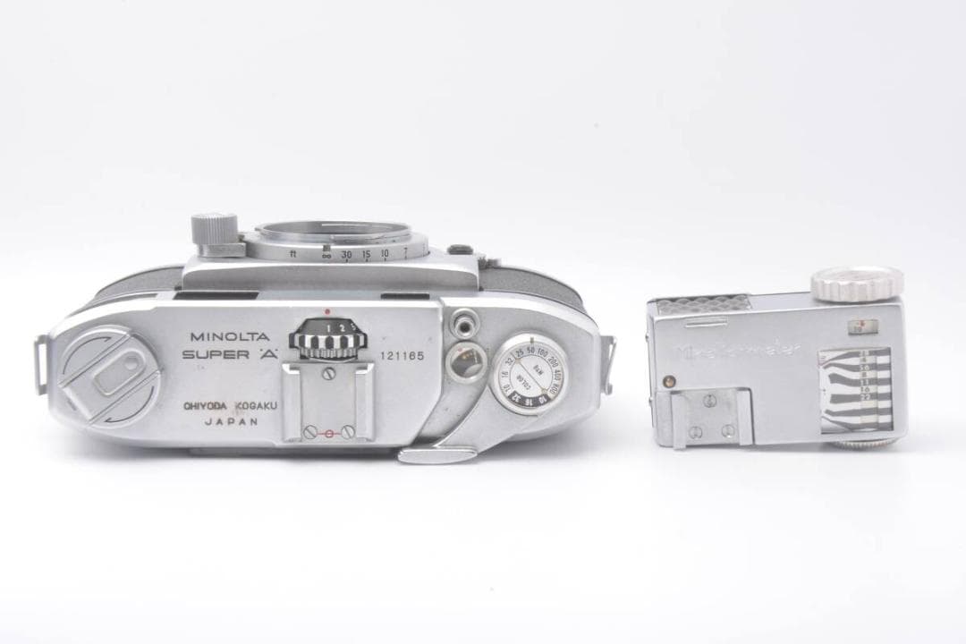 希少動作品 MINOLTA SUPER A + ROKKOR F1.8 5cm