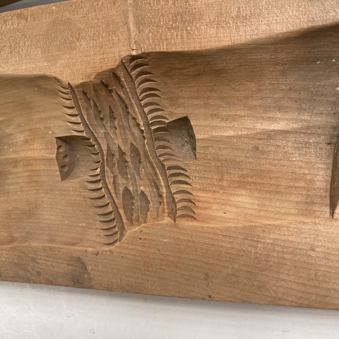 コレクター向け　和菓子道具　木型「蓮根」 3種類セット