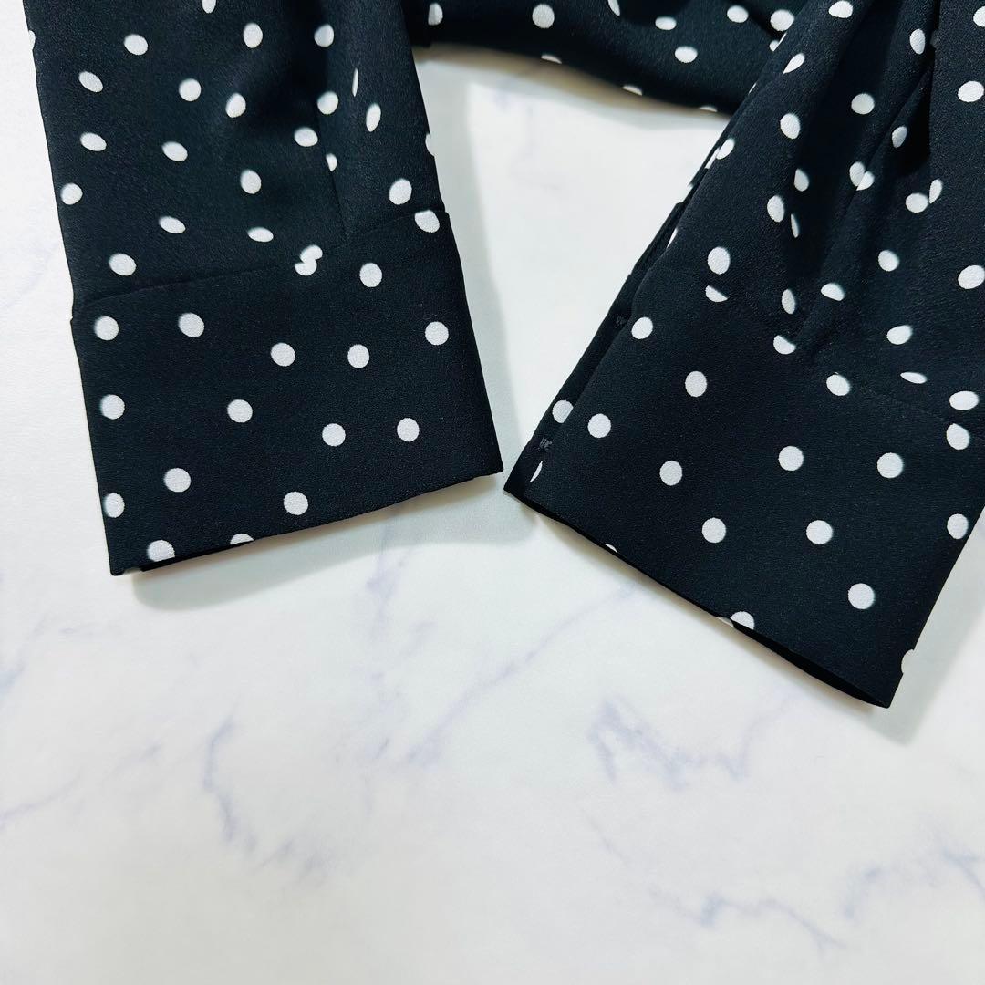 2023極美品 セオリーリュクス ドット ボウタイ ブラウス 卒業 入学 38