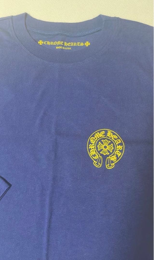 Chrome Hearts 新作　カットソー　トレーナー　ブルー　クロムハーツ