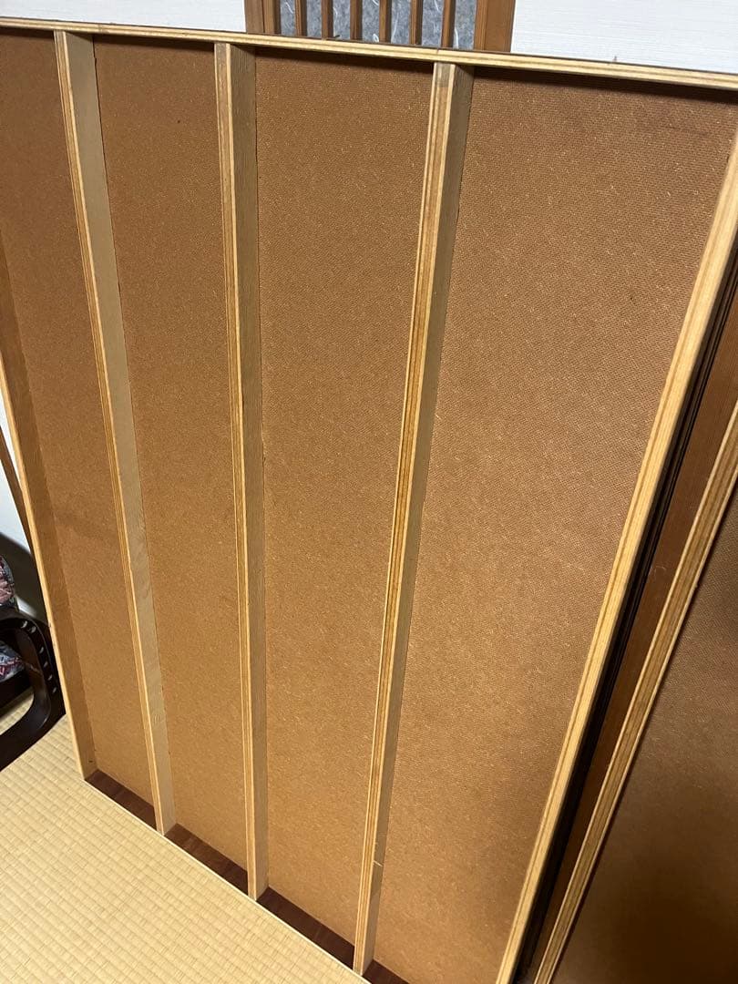 木製和式ダブルベッド、畳マットレス付き