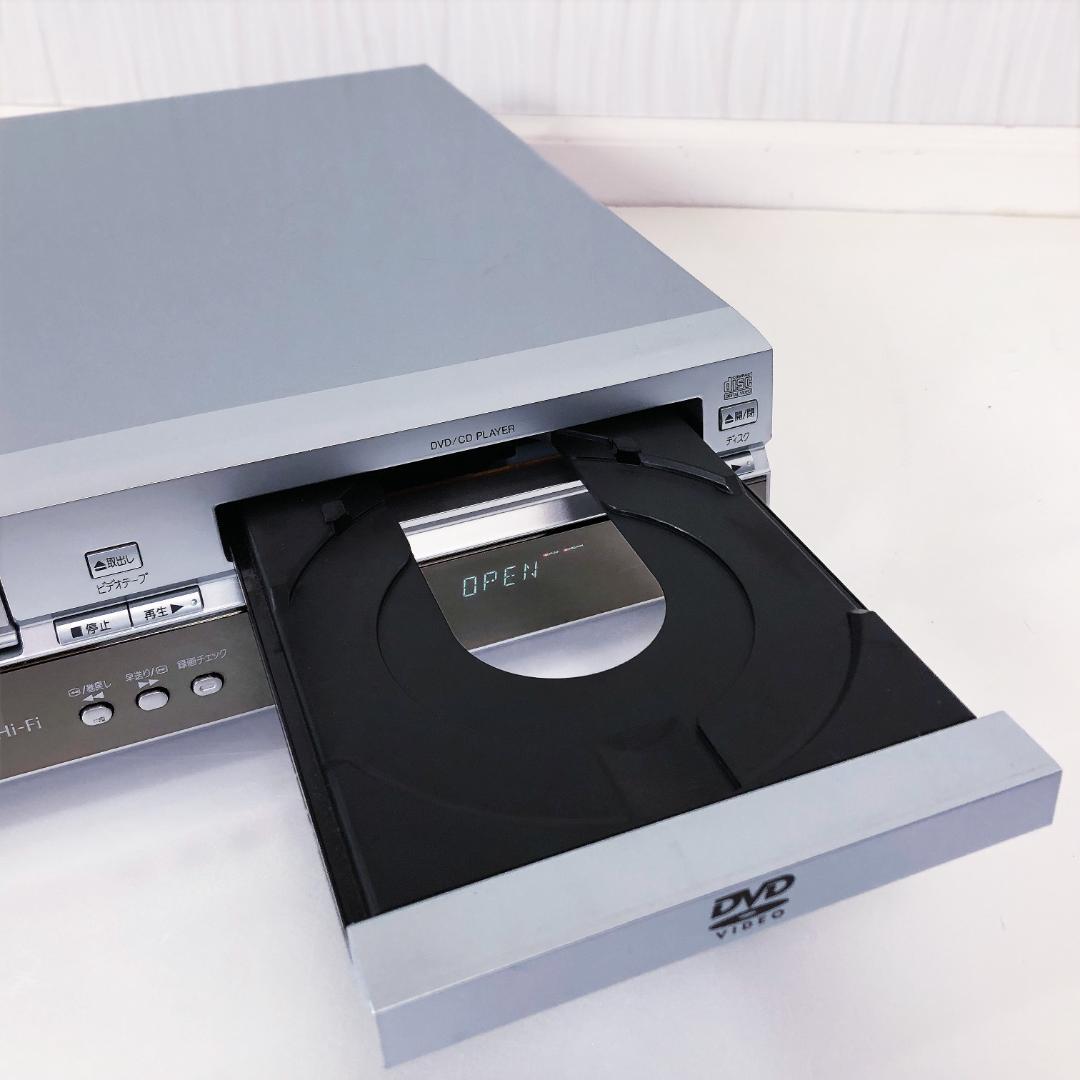 【完動美品】パナソニック VHS DVD 一体型 ビデオデッキ NV-VHD1