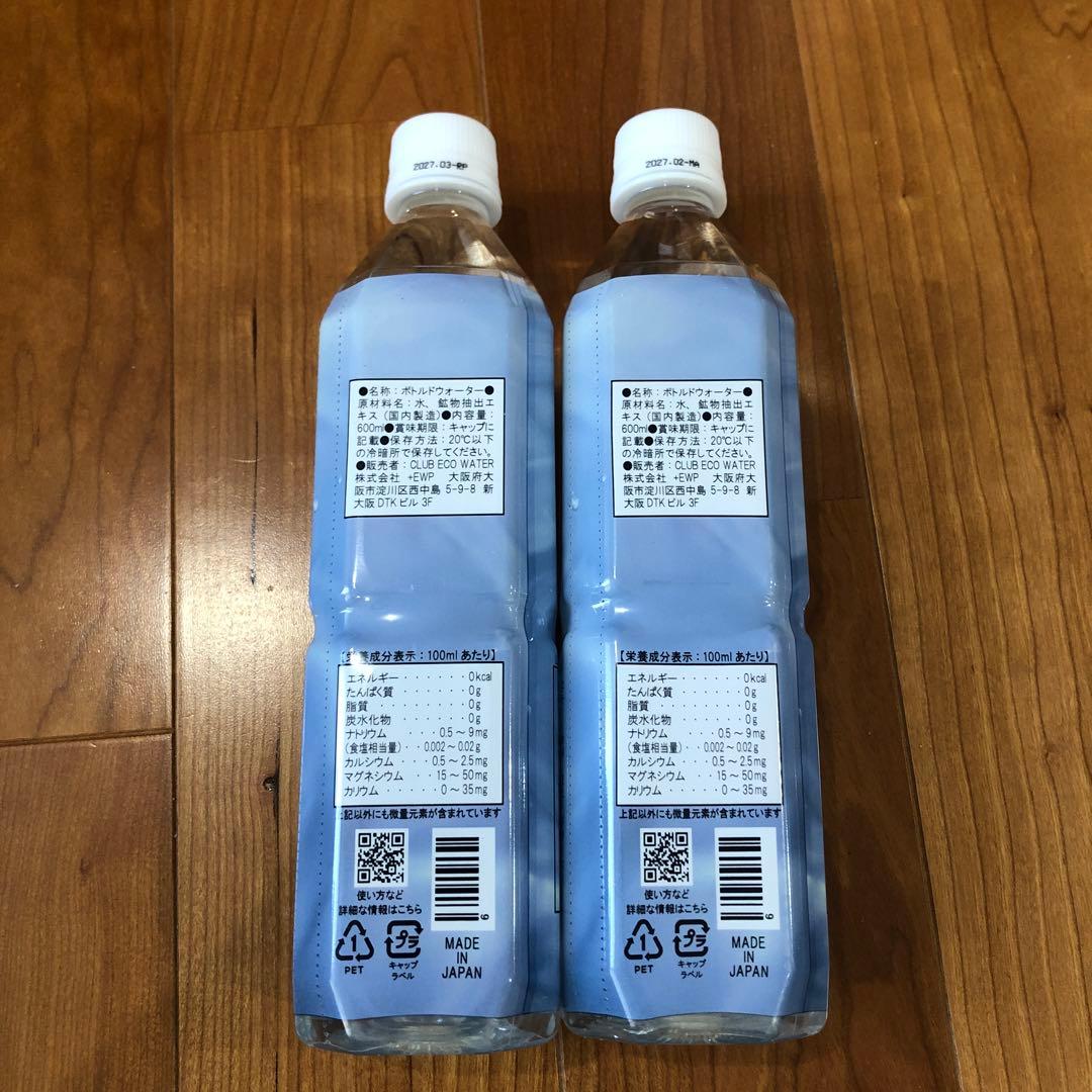 エコウォーター Life Essence 600ml 2本