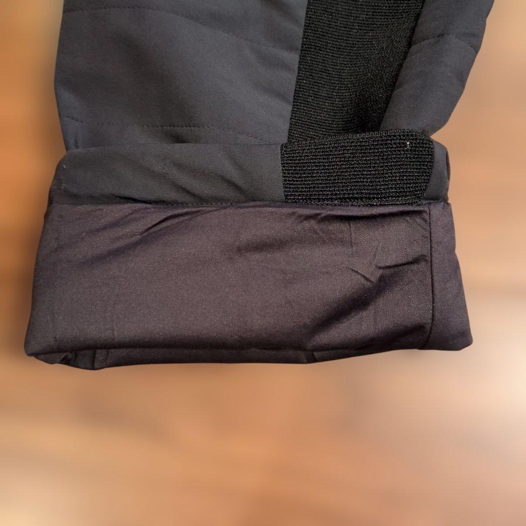 アディダスゴルフメンズ 中綿入り ブラック ゴルフパンツ 79暖パン