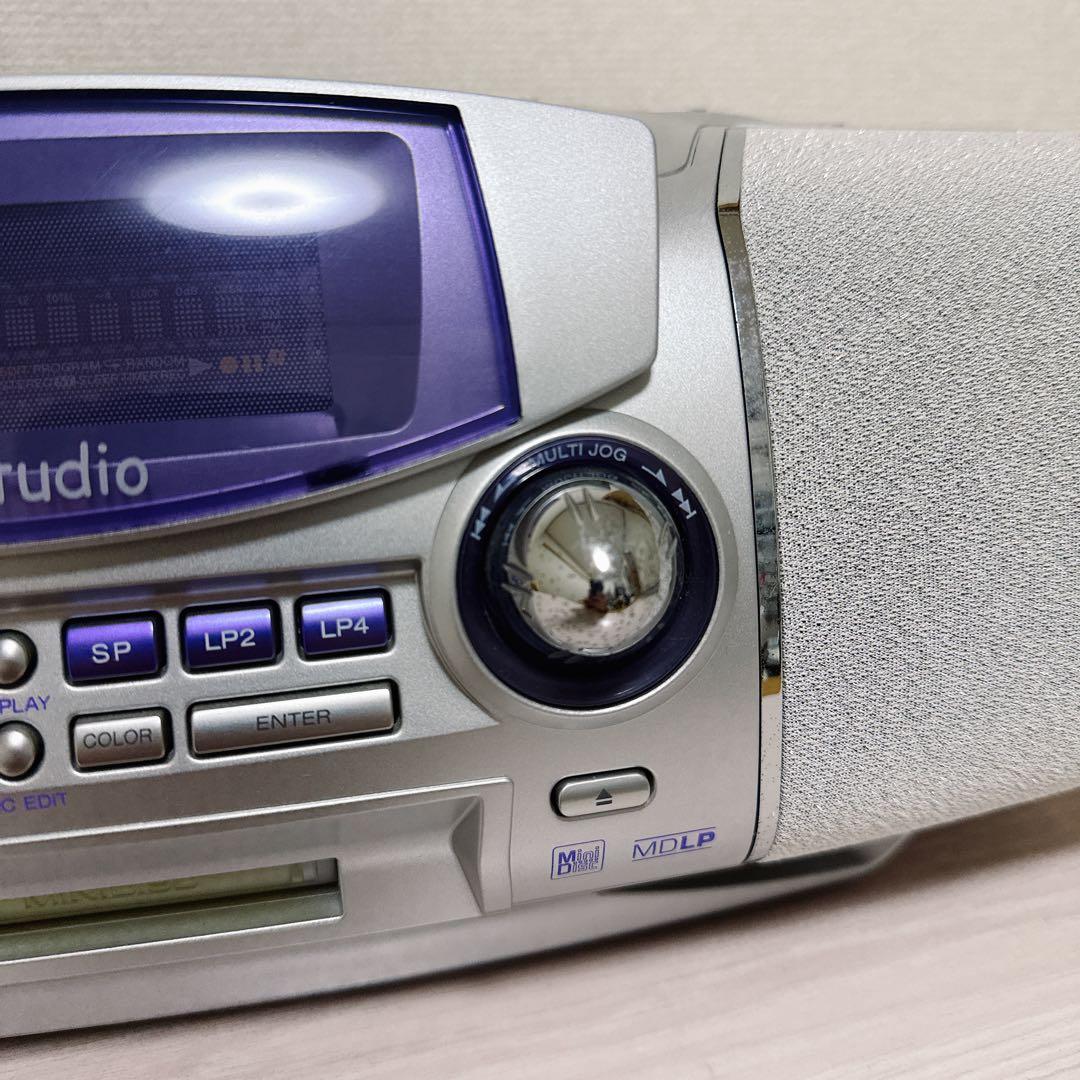 2356【SHARP】 MD MD-F150 CDラジカセ 動作品