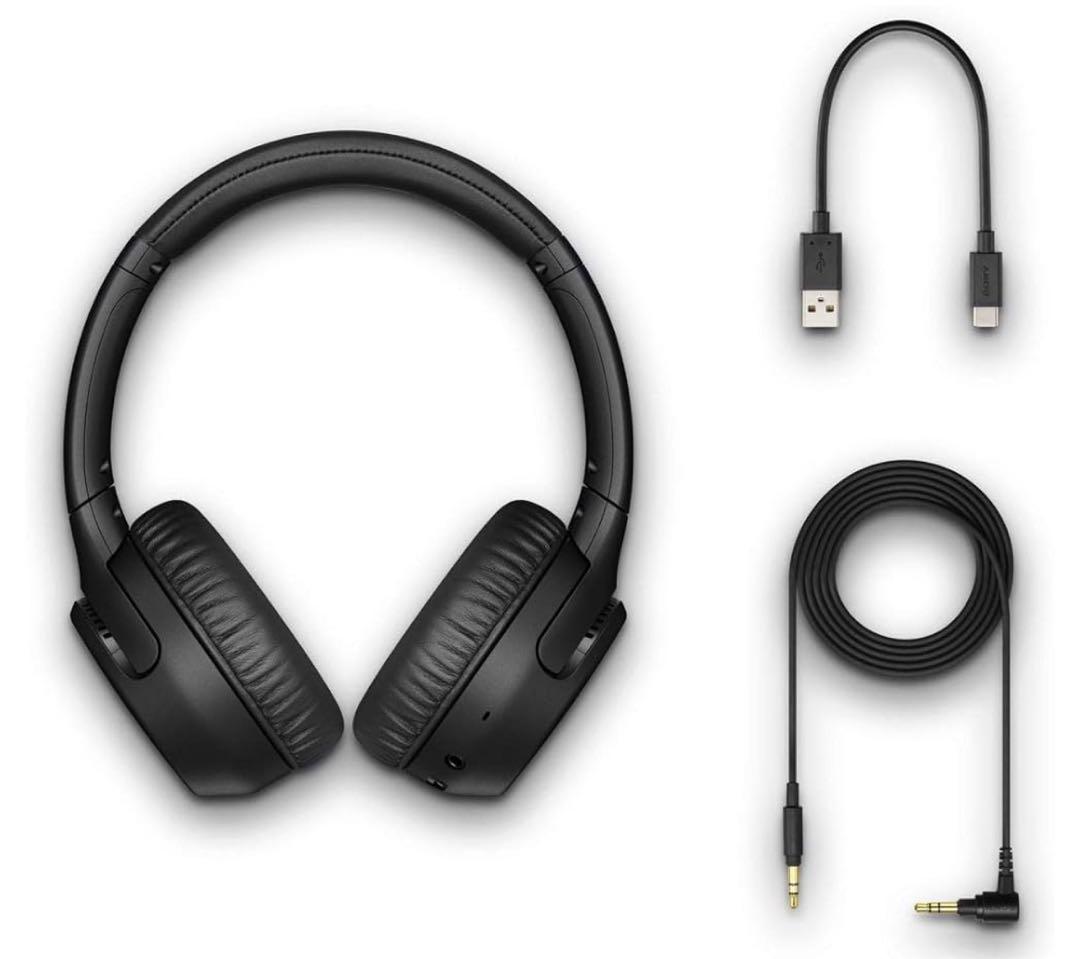 30時間の長時間バッテリー搭載、迫力の重低音のSONYワイヤレスヘッドホン