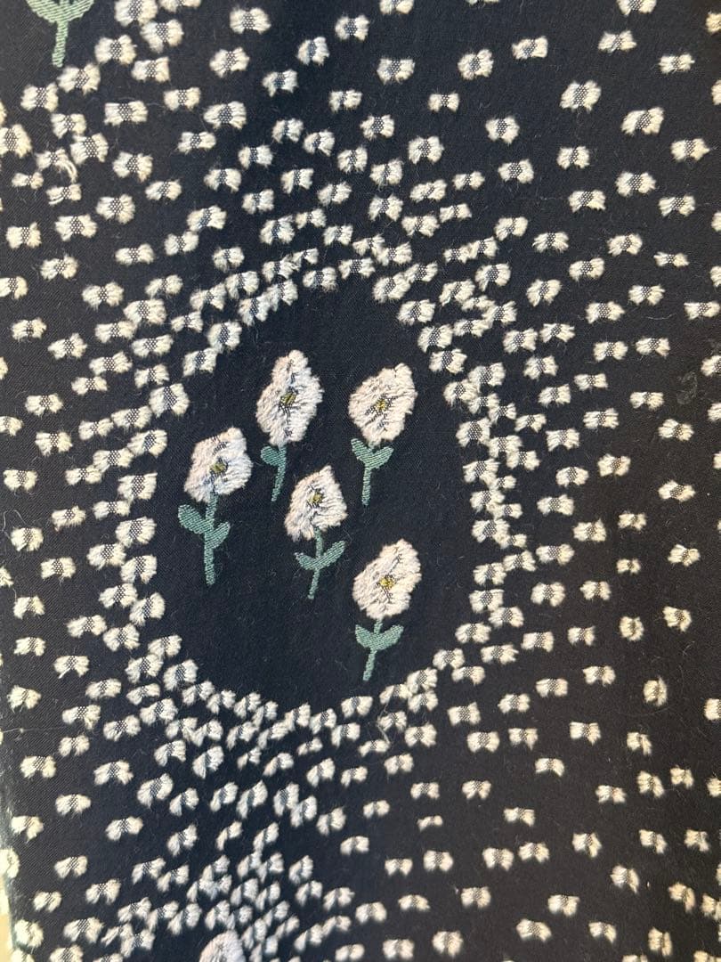 ミナ ペルホネン パニーニバッグ　ballade バラード　ネイビー