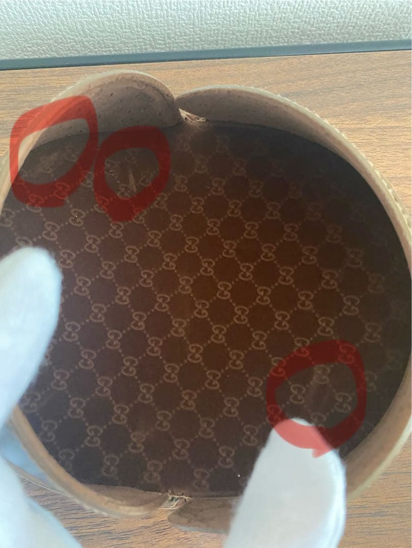 MONOTONE！GUCCI サングラスハートレディース黒ケース付き度なし