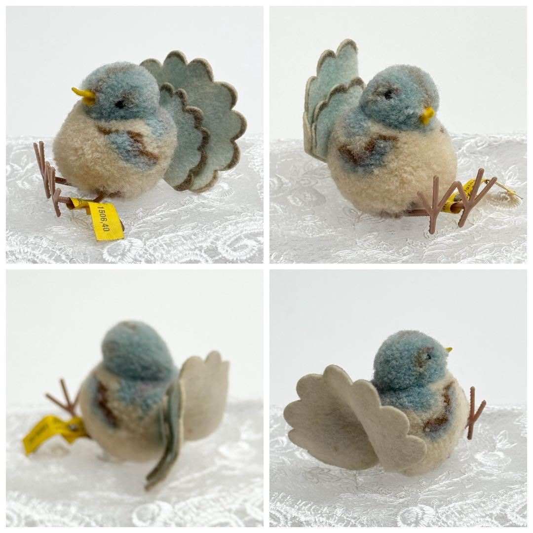 シュタイフ★Woolen Pigeon & Raven ID's完品★鳩＆カラス