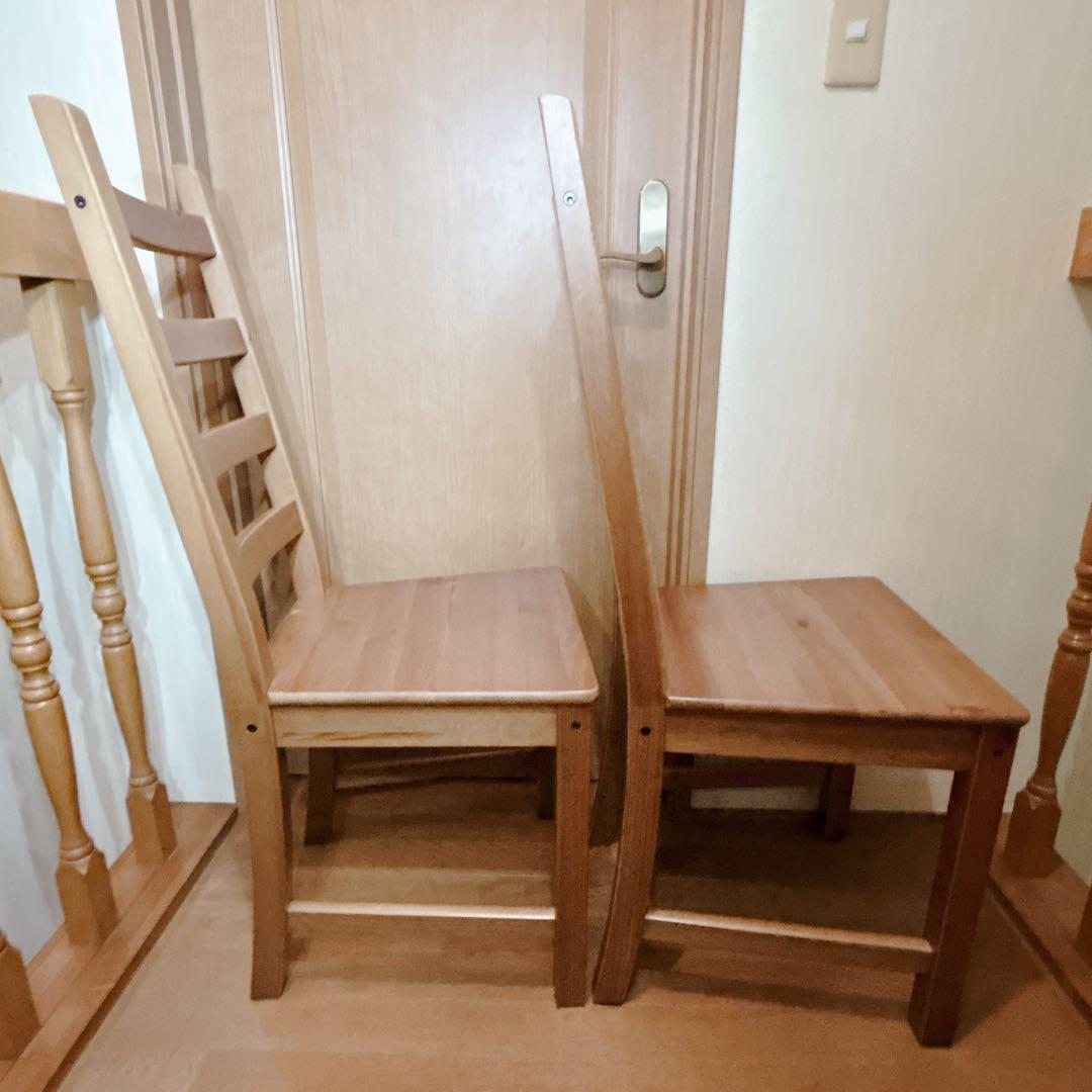 廃盤 希少 IKEA KAUSTBYダイニングチェア カウストビー 2脚セット