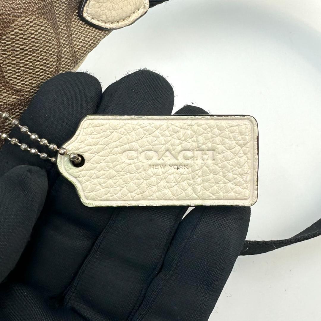 COACH コーチ シグネチャー ボディバッグ ウエストポーチ ゴールド金具