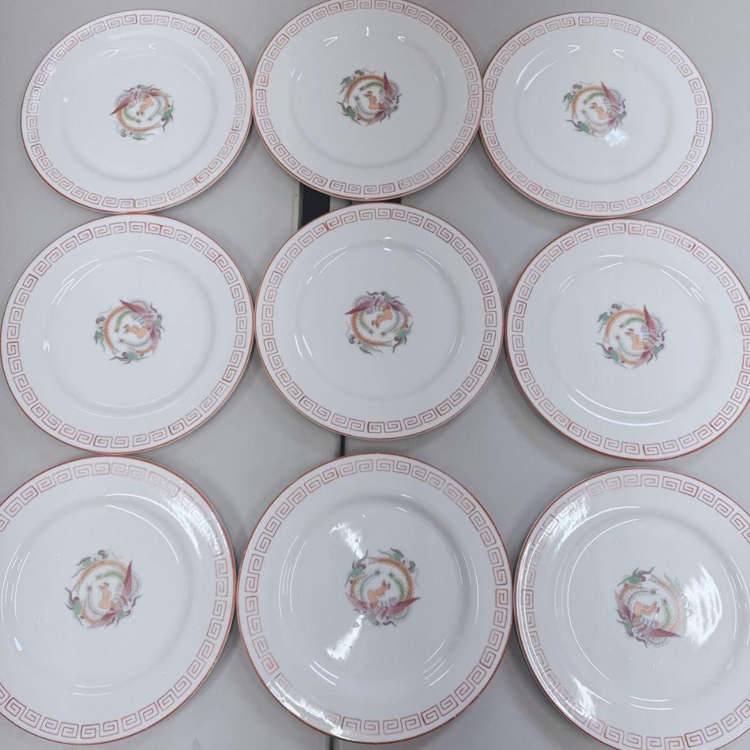 昭和レトロ 大清乾隆年製 中華皿 飲食店 町中華 24枚