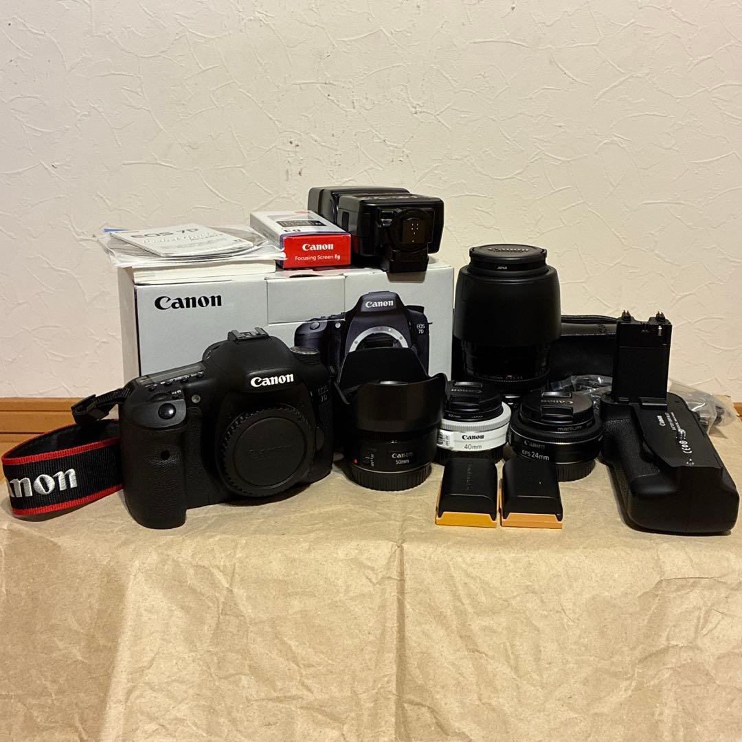 canon eos 7d レンズ バッテリーグリップ bg-e7