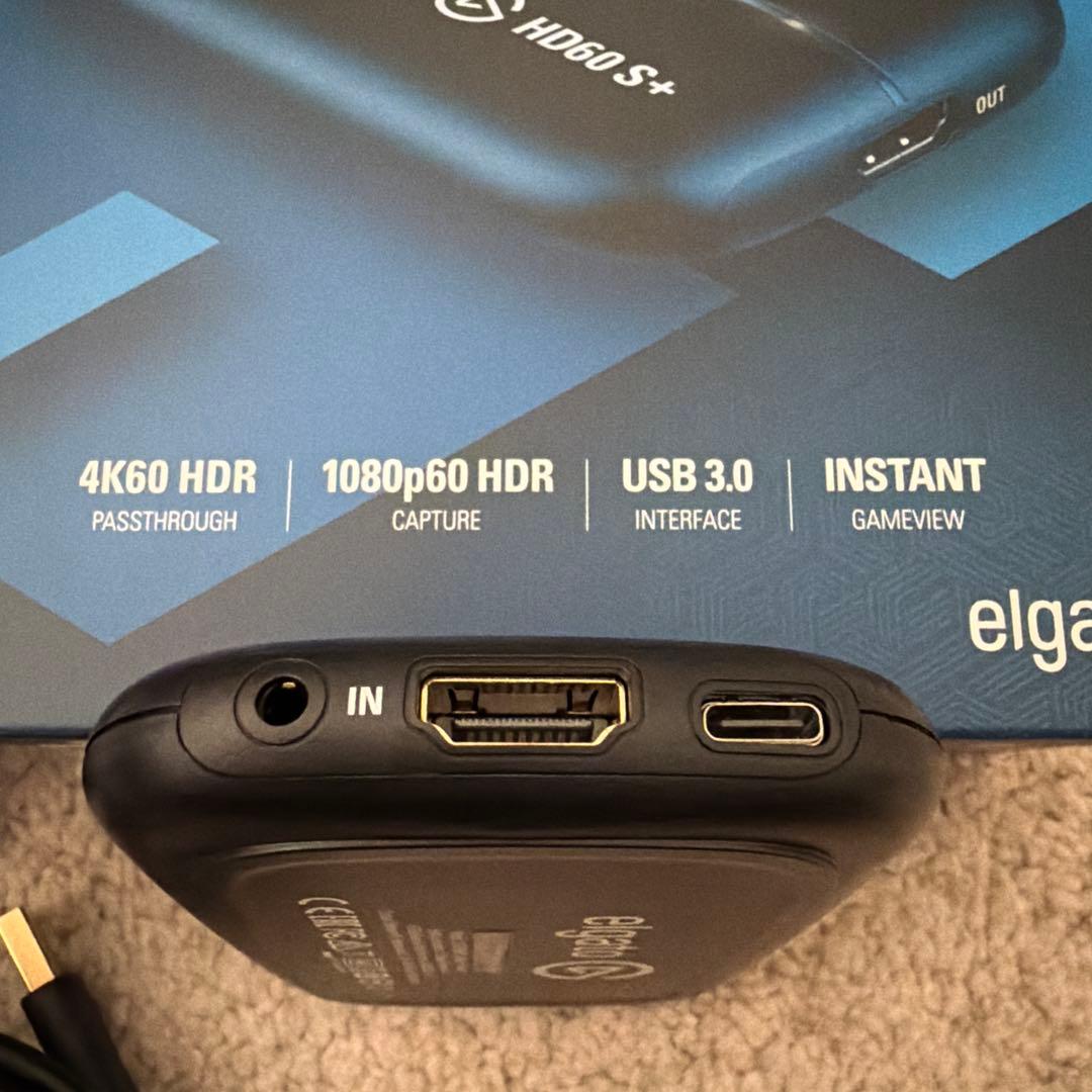 新品同様 Elgato HD60S＋　キャプチャーボード
