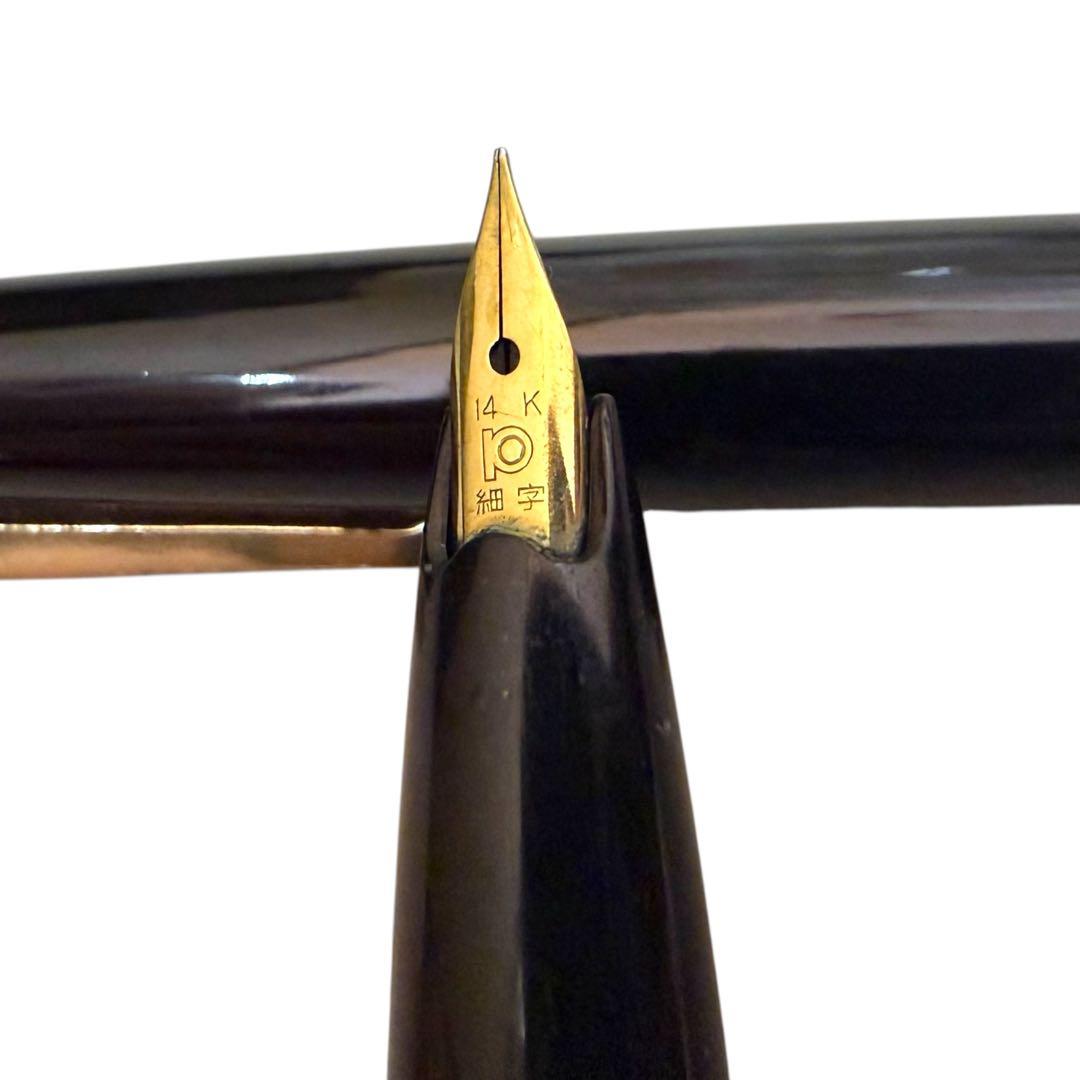 パイロット 万年筆 18K 14K ゴールド 黒赤