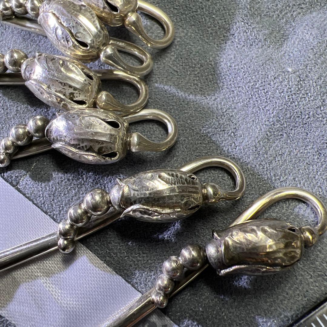 ジョージジェンセン　激レア　ブロッサムsterling925ティースプーン6本