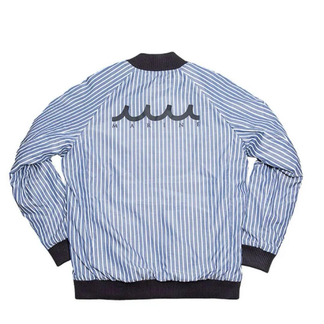 muta★リバーシブルファーMA-1ブルゾン★ネイビー★2way