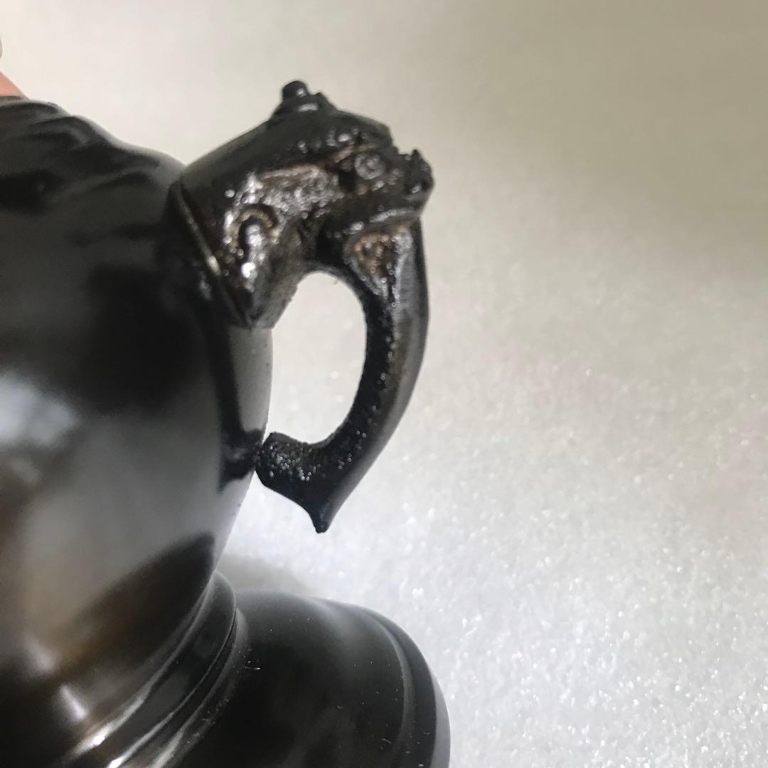 日本製　新品　真鍮製　六具足　4寸　仏具セット　玉香炉　前香炉　花立　火立　香炉