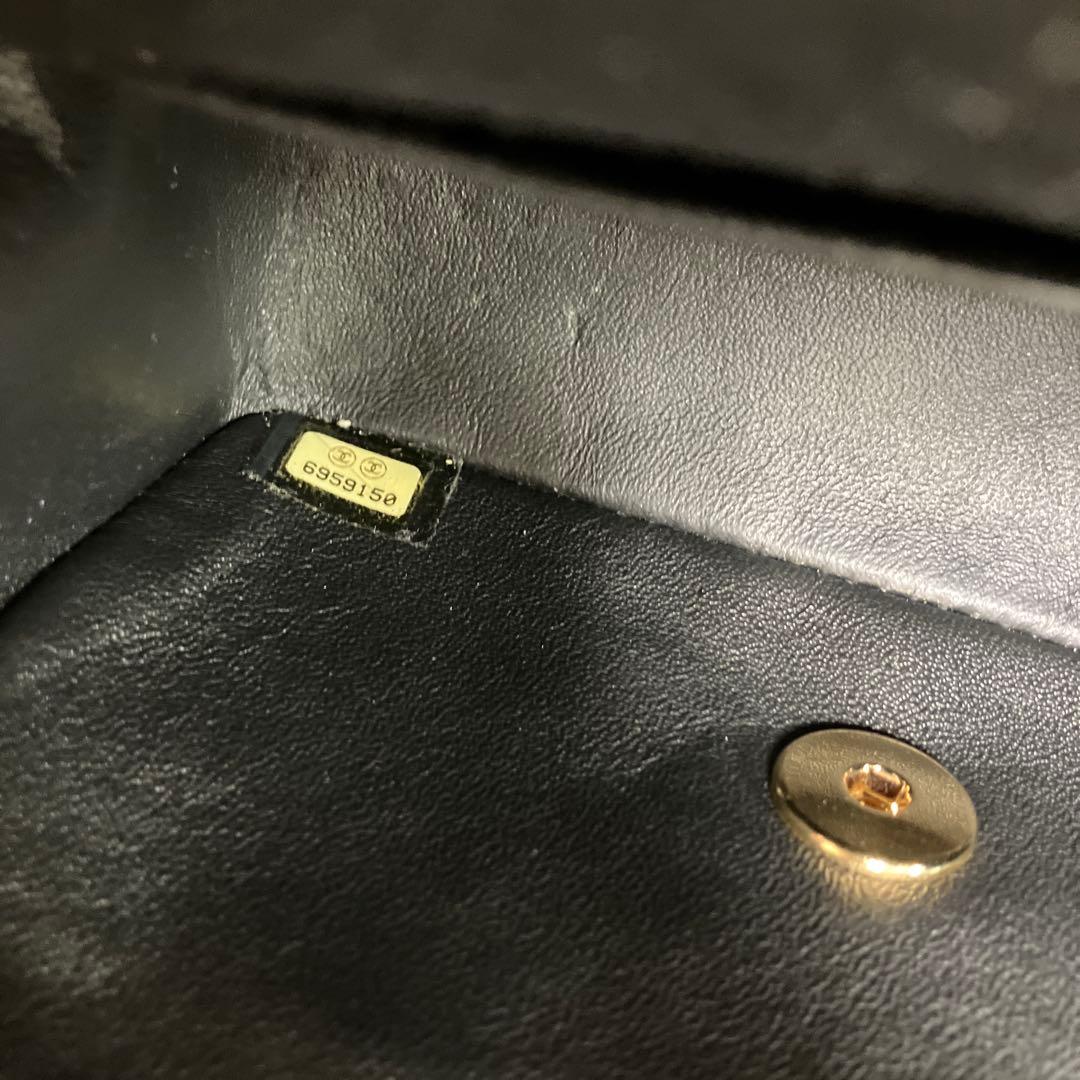 激レア品 CHANEL ミニマトラッセ スエード ブラック 5番台 美品