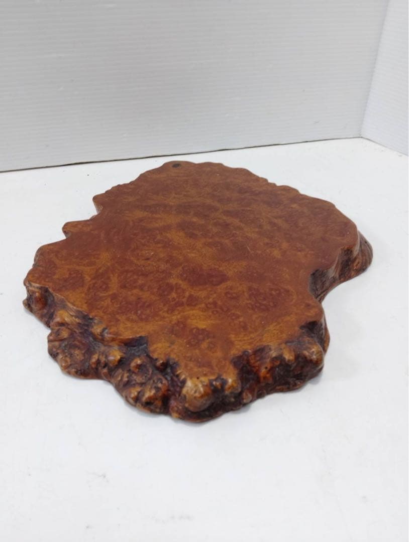 G2247【希少】天然木 瘤木 敷板 一枚板 花台 飾り台 瘤杢 盆栽台 銘木