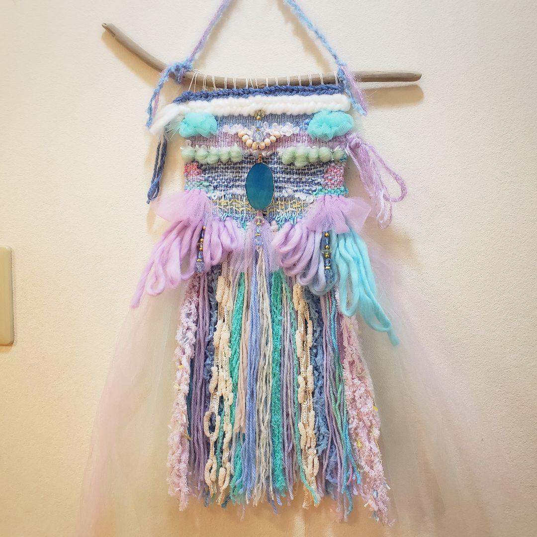 ハンドメイド◆【ウィービングタペストリー】◆壁掛け◆gimmickcharm