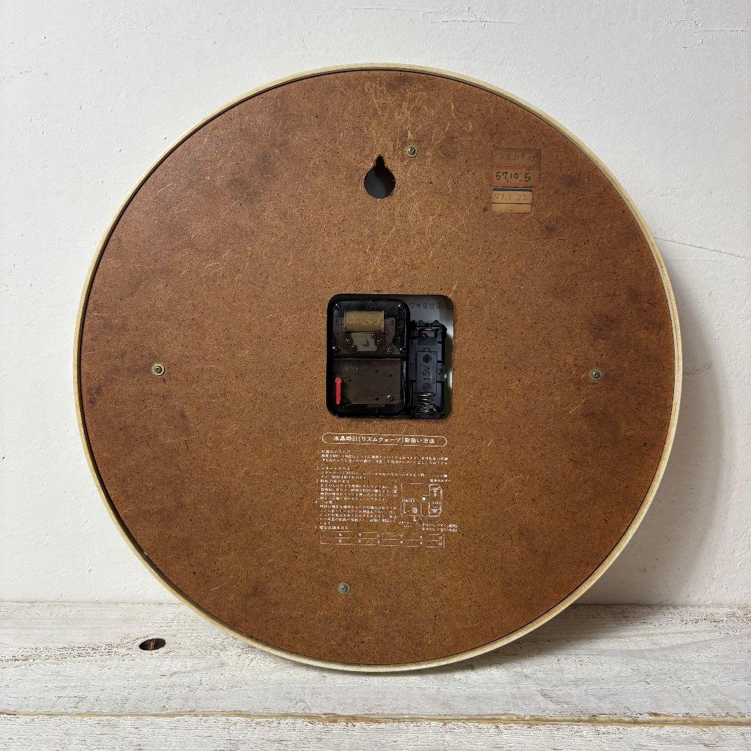 CITIZEN 掛時計 クォーツ 学校時計 8MG02 直径38cm 動作確認済